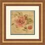 Dusty Pink Rose on Antique Linen