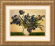 Vase of Irises, Strauss 1890, by Vincent van Gogh